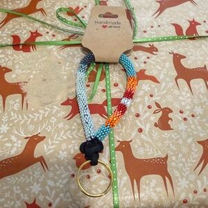 🪡Handmade Indigenous Beaded wristlet / keychain